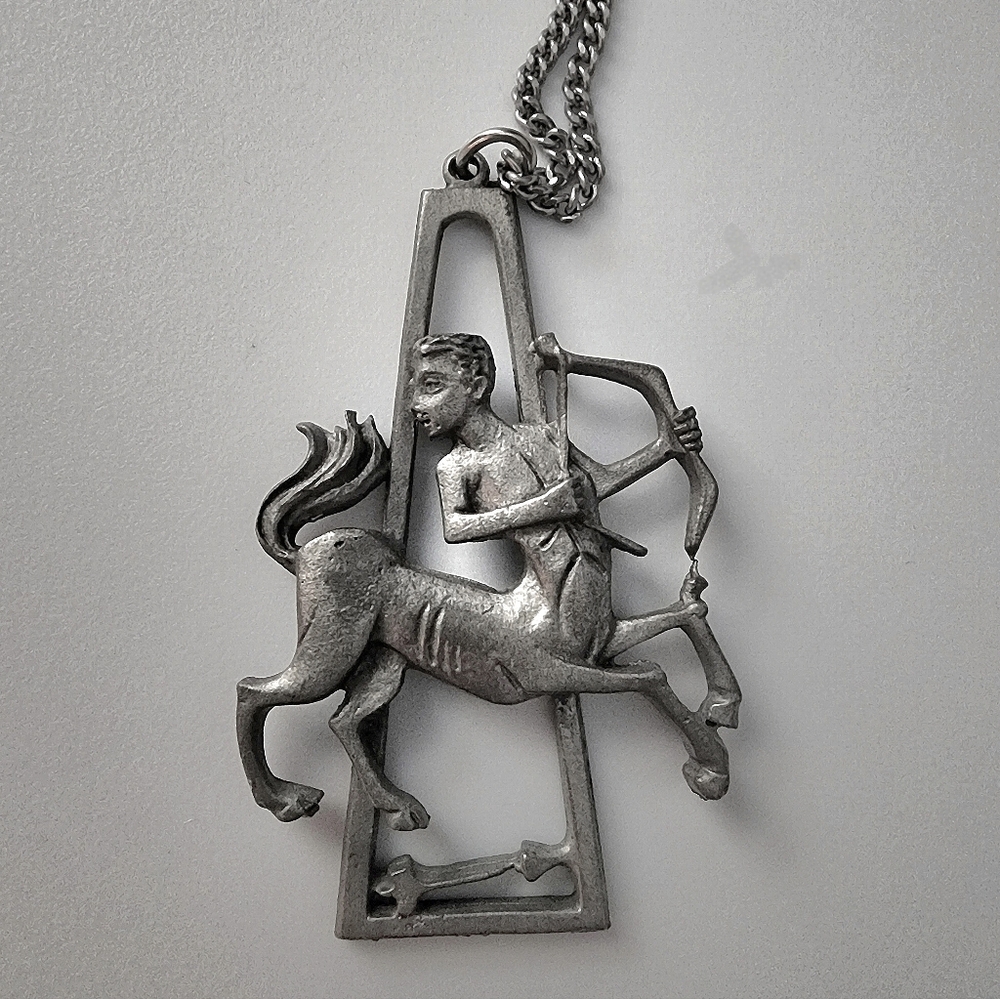 Vintage SAGITTARIUS Pendant
